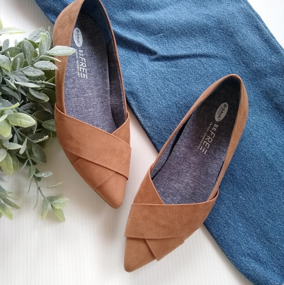 dr scholls pointed toe flats